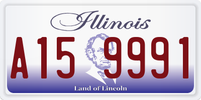 IL license plate A159991