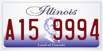 IL license plate A159994