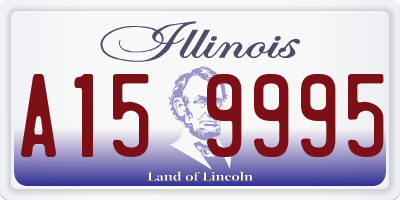 IL license plate A159995