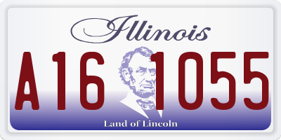 IL license plate A161055