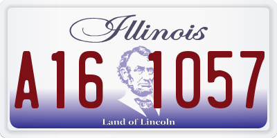 IL license plate A161057