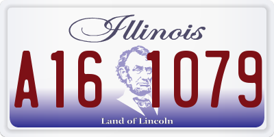 IL license plate A161079
