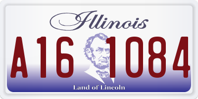 IL license plate A161084