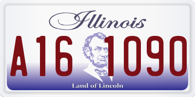 IL license plate A161090
