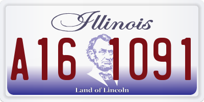 IL license plate A161091