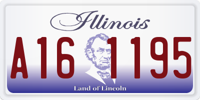 IL license plate A161195