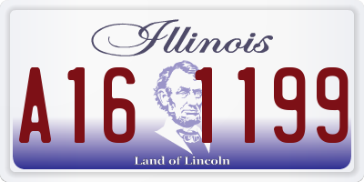 IL license plate A161199
