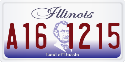 IL license plate A161215