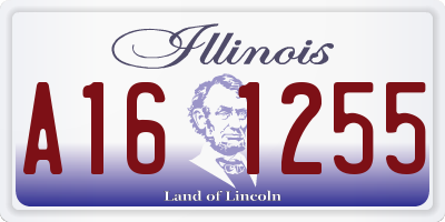 IL license plate A161255