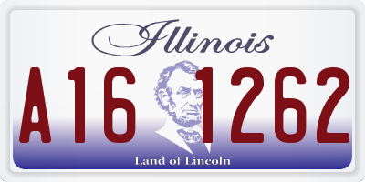 IL license plate A161262