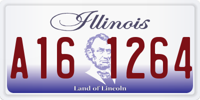 IL license plate A161264