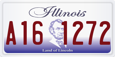 IL license plate A161272