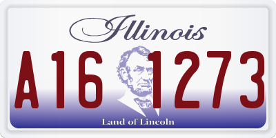 IL license plate A161273