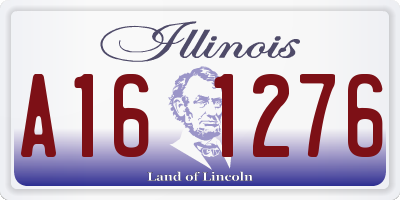 IL license plate A161276