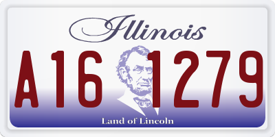 IL license plate A161279
