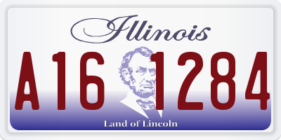IL license plate A161284