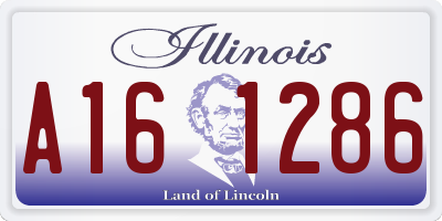 IL license plate A161286