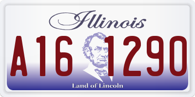 IL license plate A161290