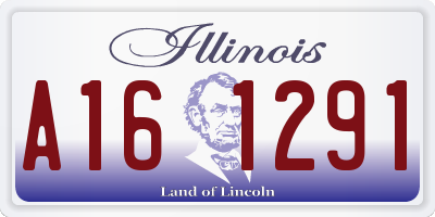 IL license plate A161291