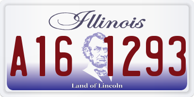 IL license plate A161293