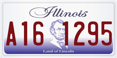 IL license plate A161295