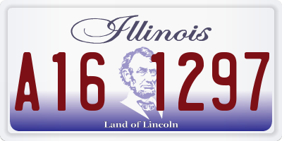 IL license plate A161297