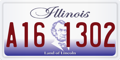 IL license plate A161302
