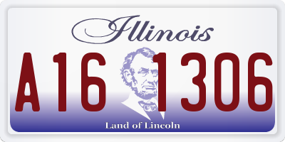 IL license plate A161306