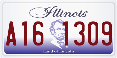 IL license plate A161309