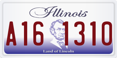 IL license plate A161310