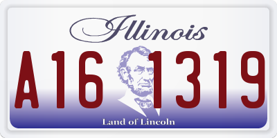 IL license plate A161319
