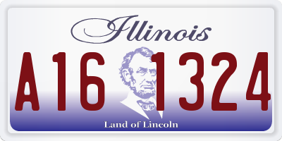 IL license plate A161324