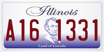 IL license plate A161331