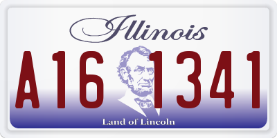 IL license plate A161341