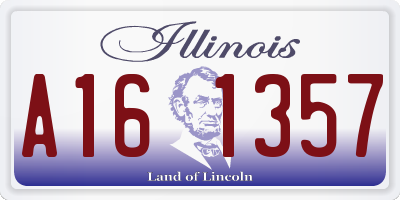 IL license plate A161357