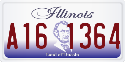 IL license plate A161364