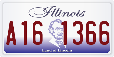 IL license plate A161366
