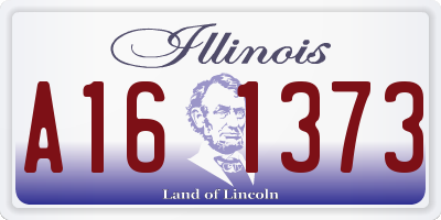 IL license plate A161373