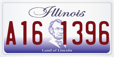 IL license plate A161396