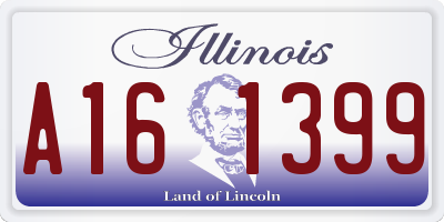 IL license plate A161399
