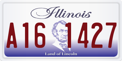 IL license plate A161427