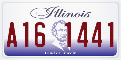 IL license plate A161441