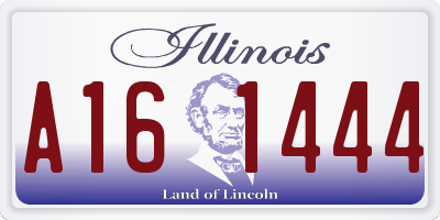 IL license plate A161444