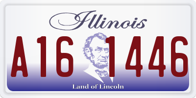 IL license plate A161446