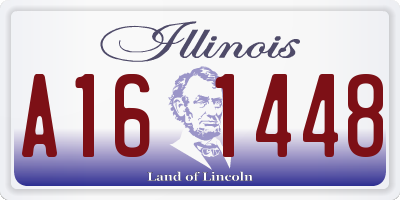 IL license plate A161448