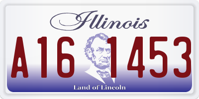 IL license plate A161453