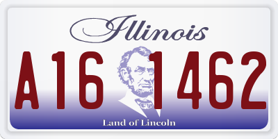 IL license plate A161462