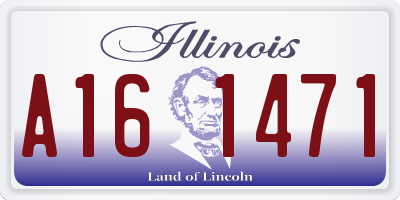 IL license plate A161471