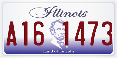 IL license plate A161473