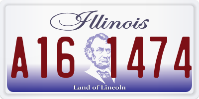 IL license plate A161474